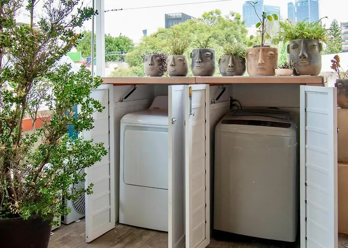 Сasa de vacaciones Casa Ha A Soulful 7br W Rooftop, Condesa *