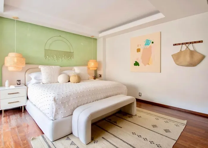 Casa Ha A Soulful 7br W Rooftop, Condesa Сasa de vacaciones