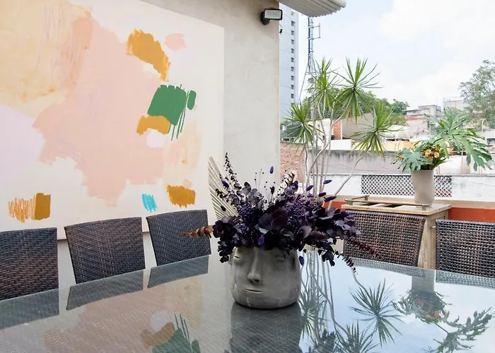 Сasa de vacaciones Casa Ha A Soulful 7br W Rooftop, Condesa