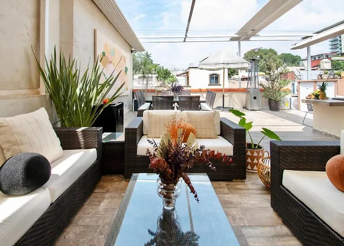 Casa Ha A Soulful 7br W Rooftop, Condesa Сasa de vacaciones México DF