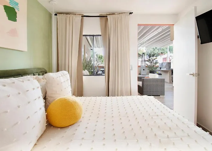 Сasa de vacaciones Casa Ha A Soulful 7br W Rooftop, Condesa *