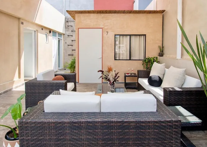 Сasa de vacaciones Casa Ha A Soulful 7br W Rooftop, Condesa México DF